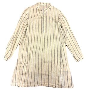 CP SHADES 100% Linen Dress-Beachy-Coastal-lagenlook-SizeS